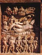 unknow artist Vishnu op Ananta,Vishnu-tempel,Deogarh Spain oil painting artist